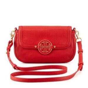 Tory Burch Red Amanda Crossbody